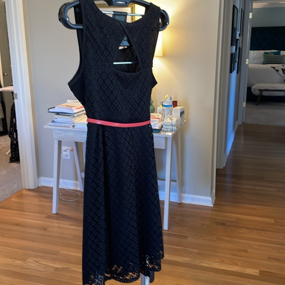 Black lace, a line dress from Lane Bryant, size 18 - Picture 6 of 7
